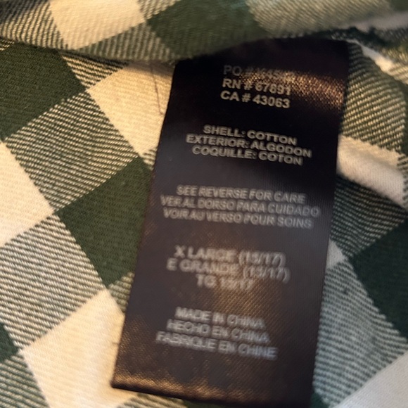 NFL Juniors Collection button down Green Bay Packers shirt. Teen size XL (15/17) - Picture 3 of 6